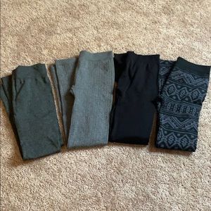 Fleece leggings